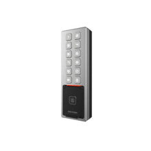 HIKVISION BASIC DS-K1T805EBFWX Terminal autónomo para exterior, antivandálico IP65 & IK08 con lectura proximidad EM, huella, pin
