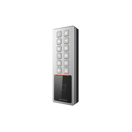 Comprar DS-K1T805EX Terminal autónomo para exterior, antivandálico IP65 & IK08 con lectura proximidad EM y pin.