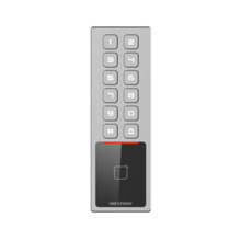 HIKVISION BASIC DS-K1T805MBWX Terminal autónomo para exterior, antivandálico IP65 & IK08 con lectura proximidad Mifare, bluetoot