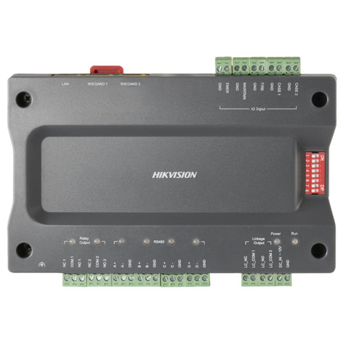 HIKVISION BASIC DS-K2210 Controlador principal para un ascensor. 2 lectores RS485 o 2 lectores Wiegand. 5 relé de puerta