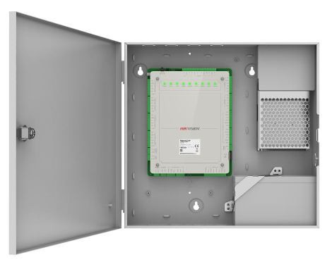 HIKVISION BASIC DS-K2622X Controladora PRO para 2 puerta con caja y fuente.Webserver, TCP/IP, RS485, Wiegand 26/34 y OSDP.