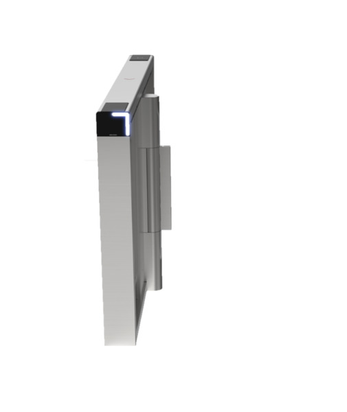 HIKVISION BASIC DS-K3B530X-L-D Pasillo motorizado tipo barrera Swing, con controladora y lectora Mifare-Desfire integrada, lado
