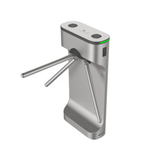 HIKVISION BASIC DS-K3G411X-R-M-DM55 Torniquete trípode bidireccional, con ancho de paso de 550mm, controladora y lectora Mifare