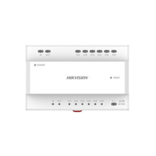 HIKVISION BASIC DS-KAD7060EY-S Distribuidor multi-edificio para sistemas de 2 hilos de nueva generación, instalación en carril D