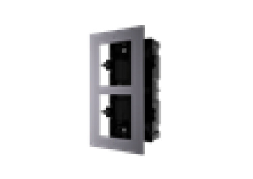 HIKVISION BASIC DS-KD-ACF2 Marco de empotrar de 2 módulos para videoporteros modulables Hikvision