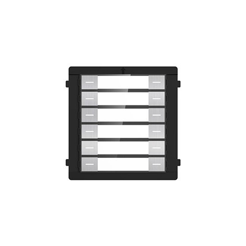 HIKVISION BASIC DS-KD-K12-S Módulo de 12 botones de acero inoxidable para videoporteros IP modulables de Hikvision, IP65.