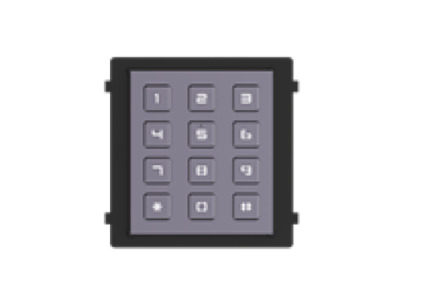 Comprar DS-KD-KP Módulo teclado numérico para videoporteros modulables. Soporta desbloqueo de puerta con 1 contraseña global.