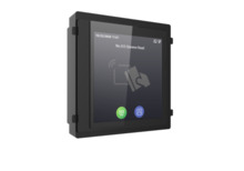 HIKVISION BASIC DS-KD-TDM Módulo de pantalla táctil de 4´ pulgadas, IP65, IK8 con lector de tarjetas Mifare.