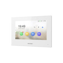 HIKVISION BASIC DS-KH6320-WTE1-W Consola de Interior IP con pantalla táctil de 7" para videoporteros IP. WiFi. Poe. Color blanco