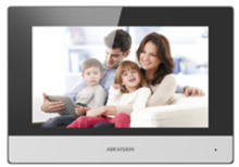 HIKVISION BASIC DS-KH6320-WTE1/EU Consola de Interior IP con pantalla táctil de 7" para videoporteros IP, 12 Vcc, WiFi. POE.