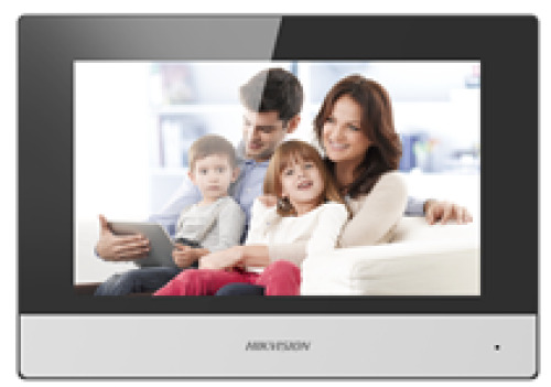HIKVISION BASIC DS-KH6320-WTE1/EU Consola de Interior IP con pantalla táctil de 7" para videoporteros IP, 12 Vcc, WiFi. POE.