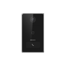 HIKVISION BASIC DS-KV6133-WME1-FLUSH Videoportero IP de exterior con 1 pulsador de llamada, lector de proximidad de Mifare integ