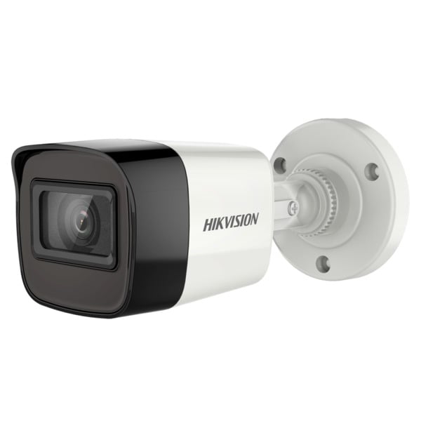 Hikvision - Cámara Bullet 4en1 Gama Value - Resolución 1080p (1920x1080) - Lente 2.8 mm - Smart IR EXIR alcance 30 m - Impermeab