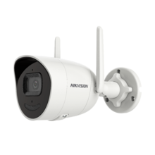 Hikvision - Cámara Bullet  IP gama Wi-Fi - Resolución 2 Megapíxel (1920x1080) - Lente 2.8 mm | Wi-Fi IEEE802.11b/g/n - IR alcanc