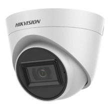 Hikvision - Cámara Turret 4en1 Gama Value - Resolución 5 Megapíxel (2560x1944) - Lente 2.8 mm | Smart IR alcance 40 m - Micrófon