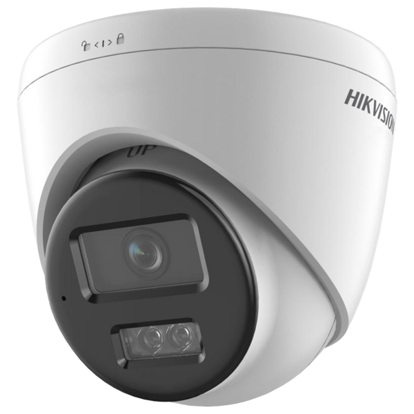 Hikvision - Cámara Turret IP gama Value - Resolución 8 Megapíxel (3840X2160) - Lente 2.8 mm | Micrófono integrado - Luz híbrida