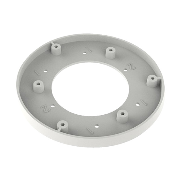 HIKVISION D20-AP(White) Hikvision - Adaptador  - Soporte de techo - Para camera domo - Aleación de aluminio - Color blanco