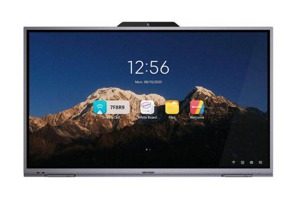 HIKVISION DISPLAY DS-D5B86RB/B Pantalla interactiva 4K 86" Videoconferencia cámara 8MP 6xMIC 2xAltavoces. Diseño UltraSlim Perfi