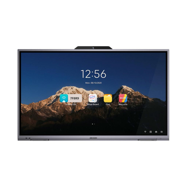 HIKVISION DISPLAY DS-D5B86RB/C Pantalla interactiva UHD 4K 86" WiFi/Miracasting Diseño ultrafino perfil aluminio 178° Android 2x