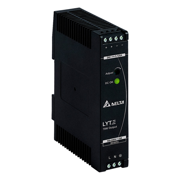 HIKVISION DRL-48V75W1AZ Fuente de alimentación conmutada - Salida DC 48 V / 1.57 A / 75 W - Montaje en carril DIN