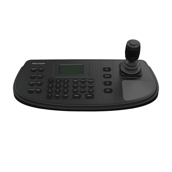 HIKVISION DS-1200KI Teclado IP Hikvision - Doble interfaz: directo o red - Pantalla LCD - Red por IP con conector RJ45 - Joystic