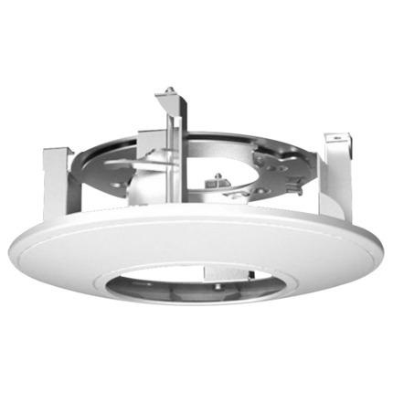 Comprar HIKVISION DS-1227ZJ Soporte empotrable en techo - Para cámaras domo - Fabricado en aluminio - Color blanco | 90 (Al) x 210 (Ø) mm - Compatible con Hiwatch Hikvision - Pasador de cables