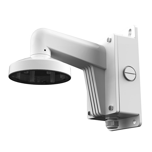 HIKVISION DS-1273ZJ-140B Soporte de pared con caja de conexión - Apto para domo - Apto para uso en exterior - Color blanco | 243