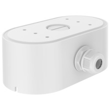 HIKVISION DS-1280ZJ-DE7 Caja de conexiones - Apta para cámara con lente dual - Aleación de aluminio - Color blanco - Pasador de
