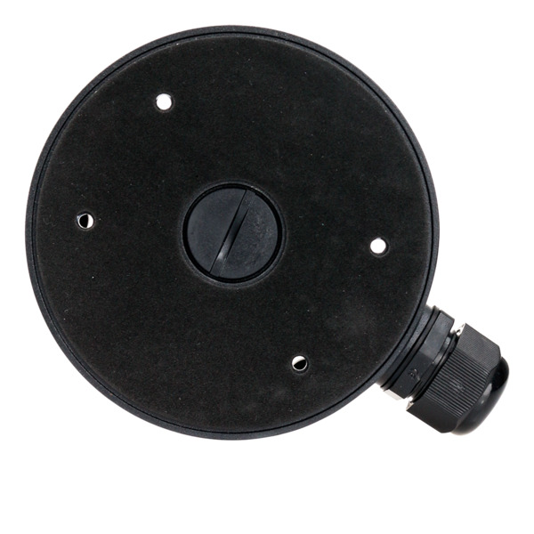 HIKVISION DS-1280ZJ-DM21-BLACK Caja de conexiones - Para cámaras domo - Apto para uso exterior - Instalación en techo o pared - (1)