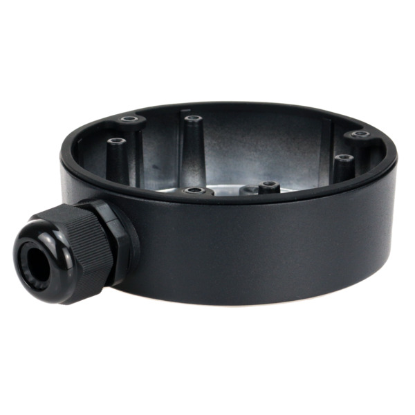 HIKVISION DS-1280ZJ-DM21-BLACK Caja de conexiones - Para cámaras domo - Apto para uso exterior - Instalación en techo o pared -