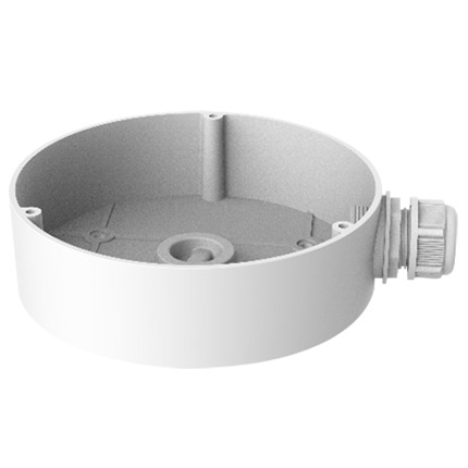 Comprar HIKVISION DS-1280ZJ-DM45 Caja de conexiones - Para cámaras domo - Apto para uso exterior - Instalación en techo o pared - Color blanco - Pasador de cables