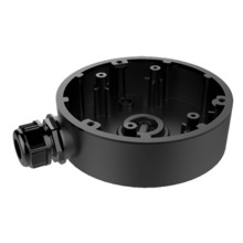 HIKVISION DS-1280ZJ-DM46-BLACK Caja de conexiones - Para cámaras domo - Apto para uso exterior - Instalación en techo o pared -