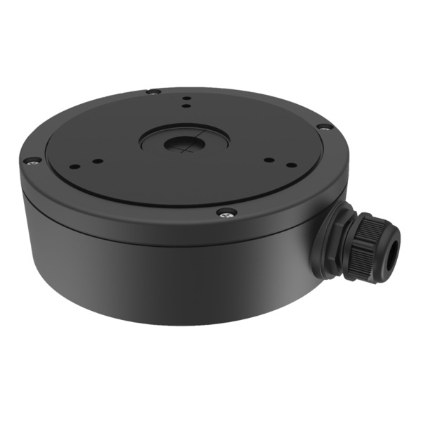 HIKVISION DS-1280ZJ-M-BLACK Caja de conexiones - Para cámaras domo - Apto para uso exterior - Instalación en techo o pared - Pas