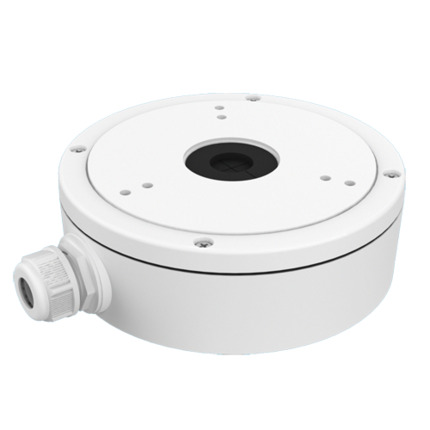 Comprar HIKVISION DS-1280ZJ-M Caja de conexiones - Para cámaras domo - Apto para uso exterior - Instalación en techo o pared - Pasador de cables - Color blanco | 51.5 (Al) x 157 (Ø) mm