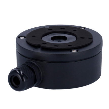 Comprar HIKVISION DS-1280ZJ-XS-B Caja de conexiones - Para cámaras domo o bullet - Apto para uso exterior - Instalación en techo o pared - Pasador de cables - Color negro