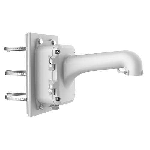 HIKVISION DS-1604ZJ-BOX-POLE Soporte de poste - Caja de conexiones - Apto para uso en exterior - Apto para instalación en poste
