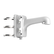 HIKVISION DS-1604ZJ-POLE Soporte de poste - Impermeable - Apto para uso en exterior - Apto para instalación a pared - Color blan