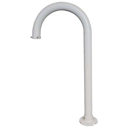 HIKVISION DS-1619ZJ Soporte cornisa para domos motorizadas - Apto para uso exterior - Instalación en suelo - Color blanco - Pasa