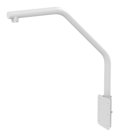 Comprar HIKVISION DS-1660ZJ Soporte cisne para domos motorizadas - Apto para uso exterior - Instalación en cornisa - Color blanco - Pasador de cables - 950 (Al) x 180 (An) x 800 (Fo) mm