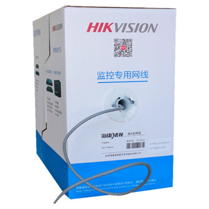 Comprar HIKVISION DS-1LN5E-E/E Hikvision cable UTP categoría 5E - Conductor OFC, 99,5% cobre - Aislamiento HDPE - Bobina de 305 metros - Cubierta color gris