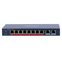 HIKVISION DS-3E0310HP-E Switch PoE Hikvision - 8 puertos 10/100 Mbps PoE + 2 Gigabit RJ45 - 1 Puerto PoE+ 802.3af/at - Hasta 110 (2)