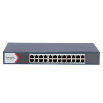 Comprar HIKVISION DS-3E1524-EIV3 Hikvision Gigabit Switch Gestionable - 24 RJ45 10/100/1000 Mbps  - VLAN/Port Isolation/Loop Detection/LLDP - Link Aggregation/PoE Watchdog/SNMP