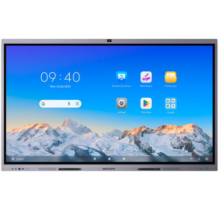 Comprar HIKVISION DS-D5C98RB/B(EDLA) Monitor interactivo 98&quot; - Resolución 4K - Android 13 - Certitficicación EDLA - 8 GB RAM y 128 GB ROM - Array de micrófonos y cámara