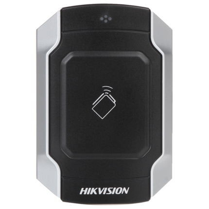 Comprar HIKVISION DS-K1104M Lector de acceso - Acceso por tarjeta MF - Indicador LED y acústico - Wiegand 26/34 | RS485 - Compatible con controladoras Hikvision - Apto para exterior IP65 | IK10