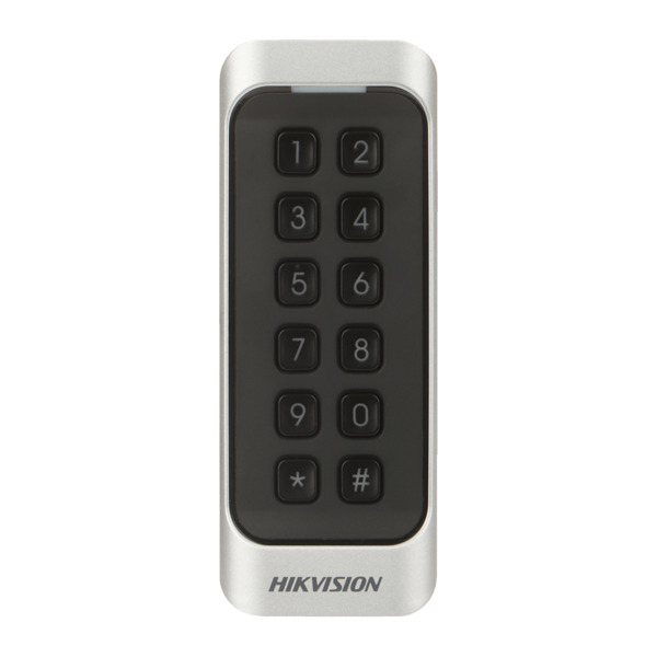 HIKVISION DS-K1107AEK Lector de acceso para marcos - Acceso por tarjeta EM y PIN - Indicador LED y acústico - Wiegand 26/34 | RS