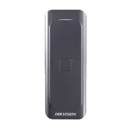 Comprar HIKVISION DS-K1802E Lector de acceso para marcos - Acceso por tarjeta EM - Indicador LED y acústico - Wiegand 26/34 - Compatible con controladoras Hikvision - Apto para exterior IP65