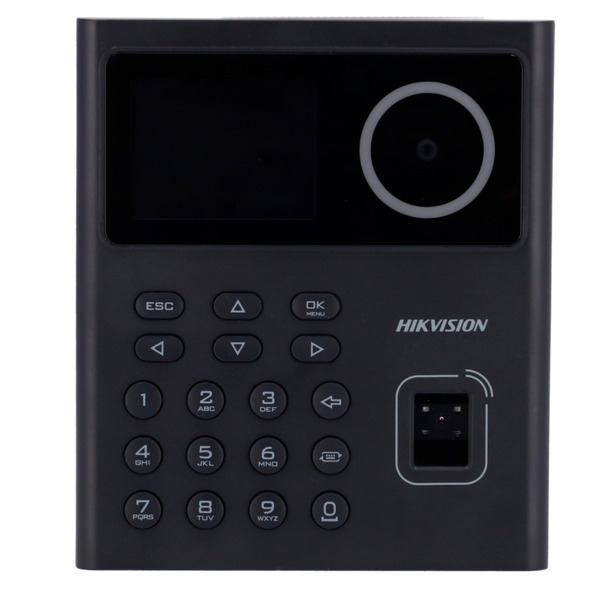 HIKVISION DS-K1T320EFWX Control de acceso y presencia - Facial, huella, tarjeta EM y PIN - 500 usuarios | 100.000 registros - TC (1)