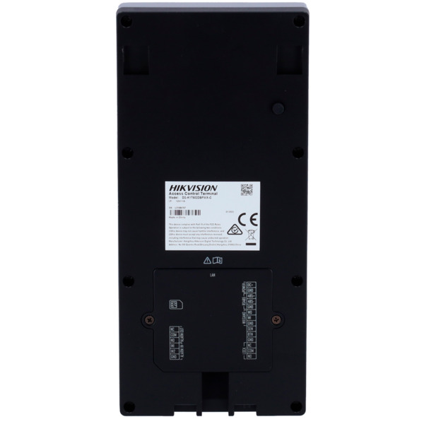 HIKVISION DS-K1T502DBFWX-C Control de acceso con cámara IP65 IK09 - Huella, tarjeta MF DESFire, QR y PIN - 10.000 usuarios | 300 (7)