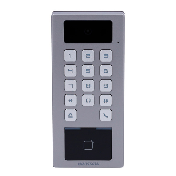 HIKVISION DS-K1T502DBWX-C Control de acceso con cámara IP65 IK09 - Tarjeta MF DESFire, QR y PIN - 10.000 usuarios | 300.000 regi (1)