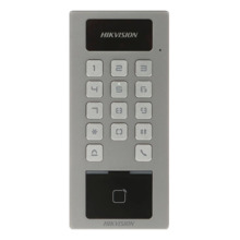 HIKVISION DS-K1T502DBWX Control de acceso IP65 IK09 - Tarjeta MF DESFire y PIN - 10.000 usuarios | 300.000 registros - TCP/IP, W